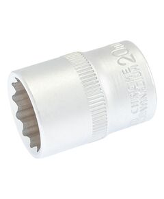 Головка торцевая MASTERTOOL 12-гранная ½ 20 мм L 40 мм CrV 78-0620, фото  | SNABZHENIE.com.ua
