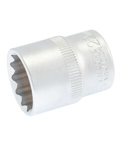 Головка торцевая MASTERTOOL 12-гранная ½ 22 мм L 40 мм CrV 78-0622, фото  | SNABZHENIE.com.ua