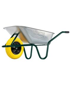 Тачка садово-строительная MASTERTOOL D-1 одноколесная 100 л/160 кг колесо полиуретановое PU 4.0х8 &Oslash; 40 см, фото  | SNABZHENIE.com.ua