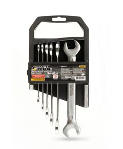 Ключи рожковые MASTERTOOL PROFI COLD STAMPED набор 6 шт (6х7-16х17 мм) CrV DIN3110 70-1106, фото  | SNABZHENIE.com.ua