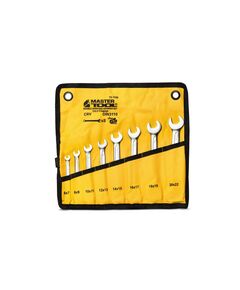 Ключи рожковые MASTERTOOL PROFI COLD STAMPED набор 8 шт (6х7-20х22 мм) CrV DIN3110 70-1108, фото  | SNABZHENIE.com.ua