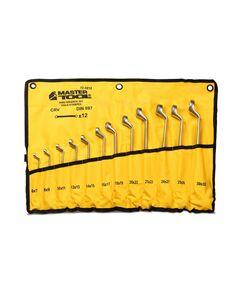 Ключи накидные MASTERTOOL COLD STAMPED набор 12 шт (6х7-30х32 мм) CrV DIN897 72-3212, фото  | SNABZHENIE.com.ua