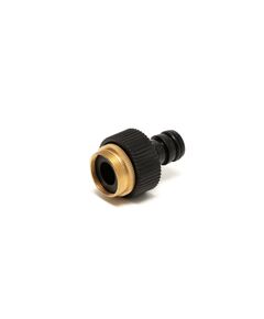 Адаптер под кран быстросъемный MASTERTOOL &frac12;" ВР - M22 ВР / M24 НР с латунным переходником 92-9372, фото  | SNABZHENIE.com.ua