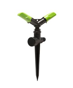 Ороситель для полива MASTERTOOL вращающийся 2-х рожковый &frac12;" 12 м на ножке 92-9362, фото  | SNABZHENIE.com.ua
