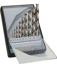 Набір спіральних свердел PRO Metal HSS-G, 10 шт. Bosch, фото  | SNABZHENIE.com.ua