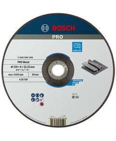 Армований шліфувальний диск PRO Metal, 230 x 8 x 22,23 мм Bosch, фото  | SNABZHENIE.com.ua