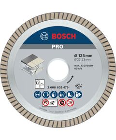 Алмазний круг PRO Ceramic, 125 х 22,23 мм Bosch, фото  | SNABZHENIE.com.ua