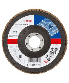 Складчастий шліфувальний круг X431, Standard for Metal Bosch, фото  | SNABZHENIE.com.ua