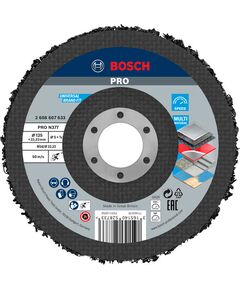 Очисний круг PRO N377, 125 мм, 22,23 мм Bosch, фото  | SNABZHENIE.com.ua