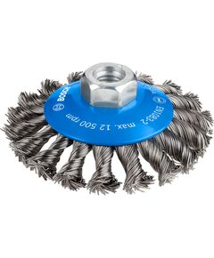 Щітка крацовка PRO Metal heavy, 100 x 0,5 мм, з різьбою Bosch, фото  | SNABZHENIE.com.ua