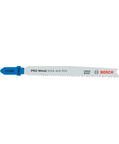 Полотно для лобзиків PRO Metal Thick and Thin T123XF, 100 мм, 5 шт. Bosch, фото  | SNABZHENIE.com.ua