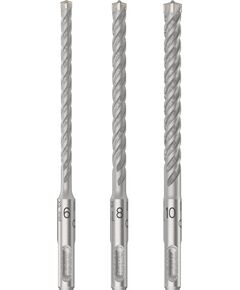 Набір ударних свердел PRO SDS plus-5X, 6/8/10 мм, 3 шт. Bosch, фото  | SNABZHENIE.com.ua