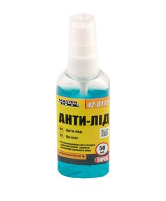 Размораживатель стекол и замков MASTERTOOL "Антилед" 50 мл 42-0173, фото  | SNABZHENIE.com.ua