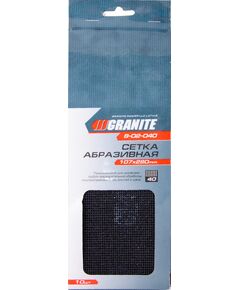 Сетка абразивная GRANITE 40 зерно, 107x280 мм, 10 шт, фото  | SNABZHENIE.com.ua