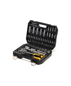 Набор торцевых насадок MASTERTOOL 1/4 и 1/2, 108 шт, кейс 78-5108, фото  | SNABZHENIE.com.ua