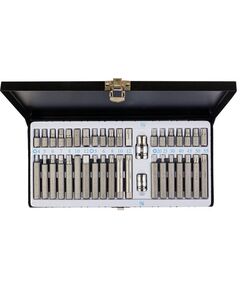Набор насадок MASTERTOOL TORX/HEX/SPLINE 40 шт в металлическом кейсе 78-1240, фото  | SNABZHENIE.com.ua