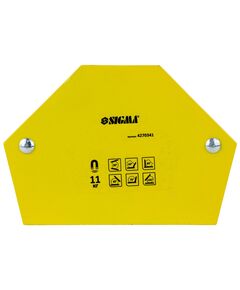 Магнит для сварки трапеция 11кг 78×32×47×28.5мм (30,45,60,90,75,135°) SIGMA (4270341), фото  | SNABZHENIE.com.ua