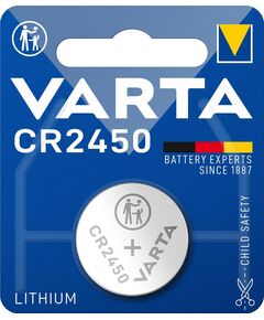 Батарейка Varta літієва CR2450 блістер, 1 шт, фото  | SNABZHENIE.com.ua