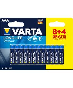 Батарейка Varta Longlife Power лужна AAA  блістер, 12 шт, фото  | SNABZHENIE.com.ua