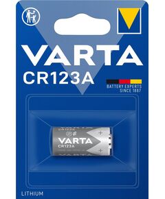 Батарейка Varta літієва CR123 блістер, 1 шт, фото  | SNABZHENIE.com.ua
