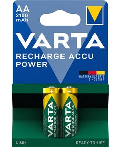 Акумулятор Varta NI-MH Power AA 2100 мА•г, 2шт, фото  | SNABZHENIE.com.ua