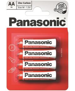 Батарейка Panasonic RED ZINC вугільно-цинкова AA(R6) блістер, 4 шт., фото  | SNABZHENIE.com.ua