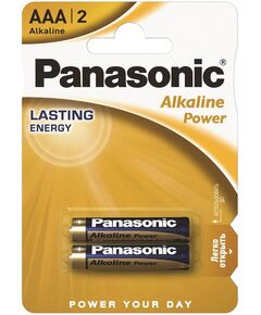 Батарейка Panasonic ALKALINE POWER лужна AAA блістер, 2 шт., фото  | SNABZHENIE.com.ua