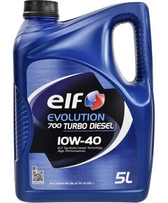 Олива моторна ELF Evolution 700 Turbo Diesel 10W-40 5л (12-5 TD) (201553), фото  | SNABZHENIE.com.ua