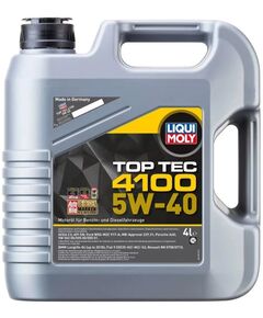 Олива моторна Liqui Moly Top Tec 4100 5W-40 4л (7547/2195), фото  | SNABZHENIE.com.ua