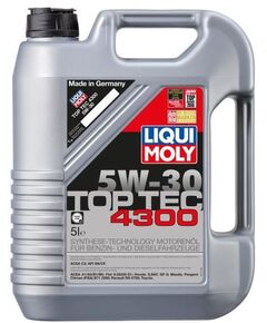 Олива моторна Liqui Moly Top Tec 4300 5W-30 5л (LIM8031) (2324), фото  | SNABZHENIE.com.ua