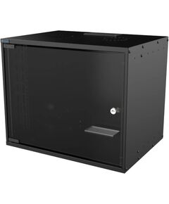 Шафа MIRSAN 19", 9U, SOHO, 535x400 мм, максимально 30 кг, чорна, фото  | SNABZHENIE.com.ua