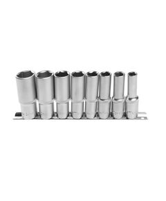 HOEGERT Набор шестигранных глубоких головок 1/2", 8 шт.,, фото  | SNABZHENIE.com.ua