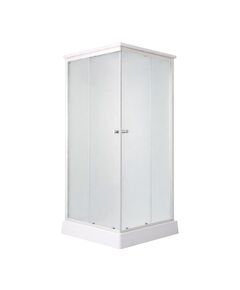 Душевой бокс Lidz Kubis SB90x90.SAT.LOW.FR, стекло Frost 4 мм, фото  | SNABZHENIE.com.ua