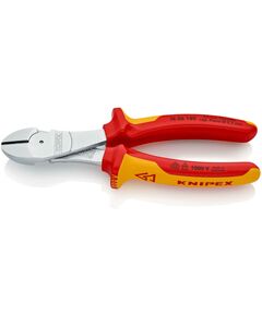 Кусачки боковые KNIPEX 74 06 180, 180 мм, фото  | SNABZHENIE.com.ua