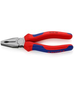 Плоскогубцы комбинированные KNIPEX 03 02 160, фото  | SNABZHENIE.com.ua