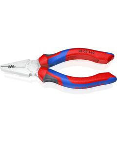 Комбинированные плоскогубцы Knipex 03 05 140, фото  | SNABZHENIE.com.ua