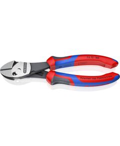 Кусачки боковые KNIPEX TwinForce 73 72 180 BK с повышенной мощностью, фото  | SNABZHENIE.com.ua