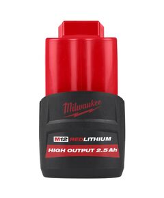 Акумулятор MILWAUKEE M12 HB2.5, 2.5 А&middot;год, Високий Вихід, фото  | SNABZHENIE.com.ua