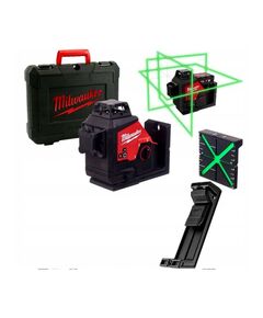 Акумуляторний лазерний нивелір Milwaukee M12 3PL-0C, зелений промінь, фото  | SNABZHENIE.com.ua