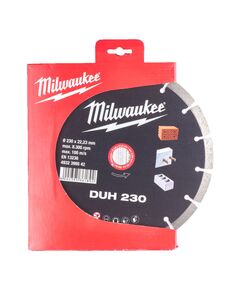 Алмазный диск DUH 230 для бетона и камня MILWAUKEE 4932399542, фото  | SNABZHENIE.com.ua