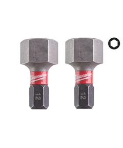 Насадка Milwaukee SHOCKWAVE Hex 12мм 25мм (2 шт) для ударного дриля, фото  | SNABZHENIE.com.ua