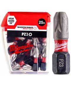 Насадка Milwaukee SHOCKWAVE PZ3 25 мм (25 шт), фото  | SNABZHENIE.com.ua