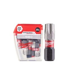 Насадка Milwaukee SHOCKWAVE TX40 25мм (25 шт) для дрилів і біт, фото  | SNABZHENIE.com.ua