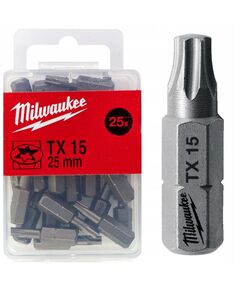 Насадка Milwaukee TX15 25 мм (25 шт), фото  | SNABZHENIE.com.ua