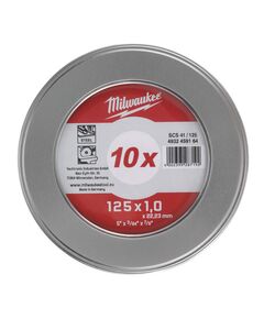Відрізний диск SCS 41/125x1 PRO+ (10 шт) у металевому боксі, фото  | SNABZHENIE.com.ua