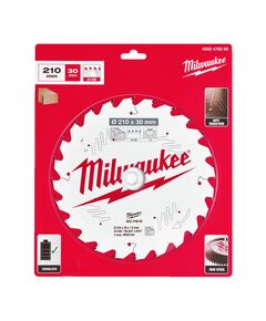 Диск пильний MILWAUKEE PFTE 210x30x1.9мм, 24 зуба, фото  | SNABZHENIE.com.ua