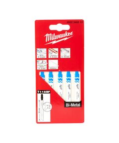 Полотна для лобзика T118BF Bi-Metal 55мм (5 шт) MILWAUKEE, фото  | SNABZHENIE.com.ua
