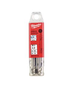 Сверло по металлу HSS-G MILWAUKEE 4.2мм, 10шт, двухстороннее, фото  | SNABZHENIE.com.ua