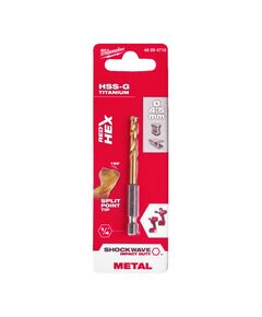 Сверло по металу RedHEX HSS-G TiN 4,5 мм MILWAUKEE 48894710, фото  | SNABZHENIE.com.ua