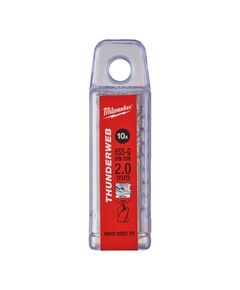 Сверло по металу THUNDERWEB HSS-G MILWAUKEE 2,0x49мм, 10шт, DIN338, фото  | SNABZHENIE.com.ua